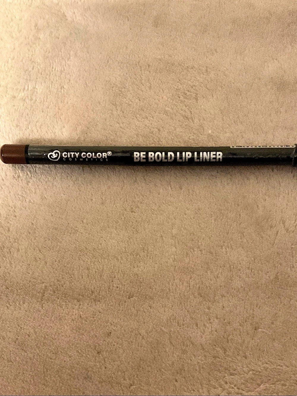 City Color Be Bold Lip Liner Mood Brown Lip Liner NWT